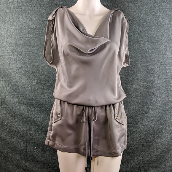 love on a hanger Pants - Cute & Silky! Love On A Hanger Silver Romper